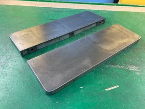 Delta PAIR Solid Cast Iron Extension Wings TWO wing 27" x 8" DELTA Table Saw - Picture 1 of 10