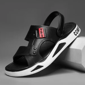 Men’s Summer Slippers EVA Light Thick-Soled Non-Slip Open-Toe Outdoor Sandals - Picture 1 of 12
