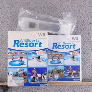WII SPORTS RESORT NINTENDO WII MOTION PLUS SPIEL DISC UND HÜLLE KOMPLETT BOX SET - Bild 1 von 9