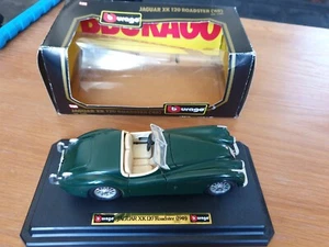 Burago 1:24 1948 JAGUAR XK120 coche deportivo clásico verde por favor leer descripción - Imagen 1 de 23