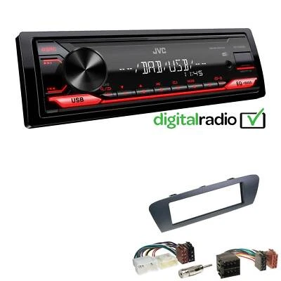 JVC 1-DIN Digital Autoradio DAB+ für Renault Scenic Grand Scenic dunkelgrau - Bild 1 von 4
