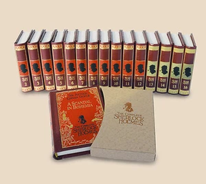 MINIATURE BOOK  Sir Arthur Conan Doyle Vol. 1 -Vol. 16 - Imagen 1 de 1