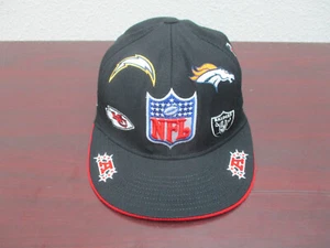 Reebok AFC Team Logos Mütze Kappe nicht verstellbar schwarz 7 3/8 NFL bestickt Football Herren - Bild 1 von 24