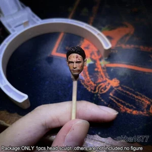 Premium 1/18 Blood Chris Redfield Man Head Sculpt Soldier Head For 3.75" Figure - Picture 1 of 1