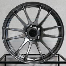 4-New 18" AVID1 AV20 Wheels 18x8.5 5x114.3 33 Hyper Black Rims 73.1