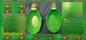 2 ciotole cereali vintage 1990 Teenage Mutant Ninja Turtles Michelangelo & Donatello - Foto 1 di 16