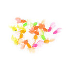 20pcs Plastic Simulation Small Goldfish Soft Rubber Gold Fish Kids T JD