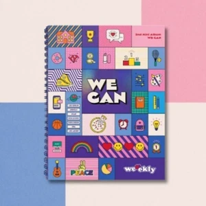 K-POP Weeekly 2nd Mini Album [We can] Wave Ver. CD+92p Book+3p Card+Sticker Pack - Picture 1 of 8