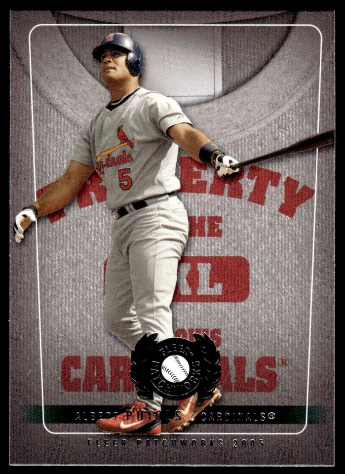 2005 Fleer Patchworks Property of Albert Pujols St. Louis Cardinals #26PO R65 - Image 1 of 2