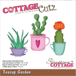CottageCutz TEETASSE GARTEN Metall Stanze CC-449 Cottage Cutz - Bild 1 von 1