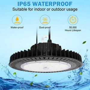 UFO LED High Bay Lights 150W 21,750lm 5000K Daylight 600W MH/HID/HPS Equivalent - Picture 1 of 7