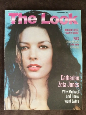 THE LOOK 03/02/2001 CATHERINE ZETA JONES Craig Kelly Celia Imrie Sanjeev Bhaskar - Image 1 of 2