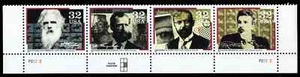 US Scott # 3064a, Pioneers of Communication, Plate Block of 1996 32¢ Stamps, MNH - Picture 1 of 1