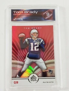 2005 Upper Deck Reflections Tom Brady Refractor #55 PGX 9 Patriots - Picture 1 of 4