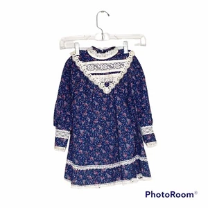 Vintage Gunne Sax Mädchen Prärie Kleid Größe 4 - Bild 1 von 12
