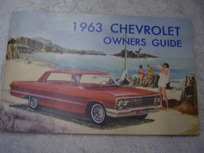 Chevrolet Impala Bel Air 1963 manual del propietario original Foto 1 de 4