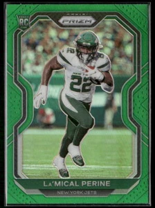 Panini Prizm #357 2020 La'Mical Perine Prizm verde - Imagen 1 de 2