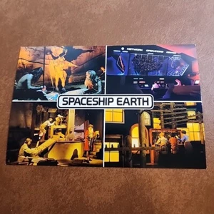 Cartolina d'epoca 1983 Walt Disney Epcot Center astronave Terra non spedita 6" x 4" - Foto 1 di 7