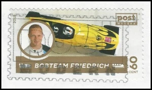 Francesco Friedrich - Bobteam Friedrich - 60 Ct. gestempelt - PostModern Dresden - Picture 1 of 1