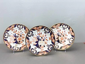 ca.1885 Royal Crown Derby "Kings" (#383) Imari Style Sammelteller, Crazing - Bild 1 von 10