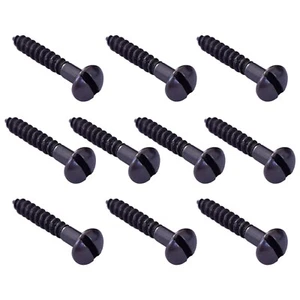10x antique bronze screws for wood vintage M3 x 20mm steel round head furniture - Picture 1 of 3