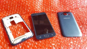 Marco digitalizador de pantalla LCD azul original para Samsung Galaxy J1 J100F FN - Imagen 1 de 9