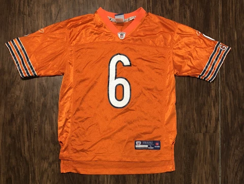 Jay Cutler Chicago Bears Reebok Jersey Youth Large Orange NFL Cover