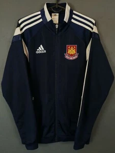 MEN'S ADIDAS FC WEST HAM UNITED 2013/2014 JACKET TRAINING SOCCER FOOTBALL SIZE S - Picture 1 of 9