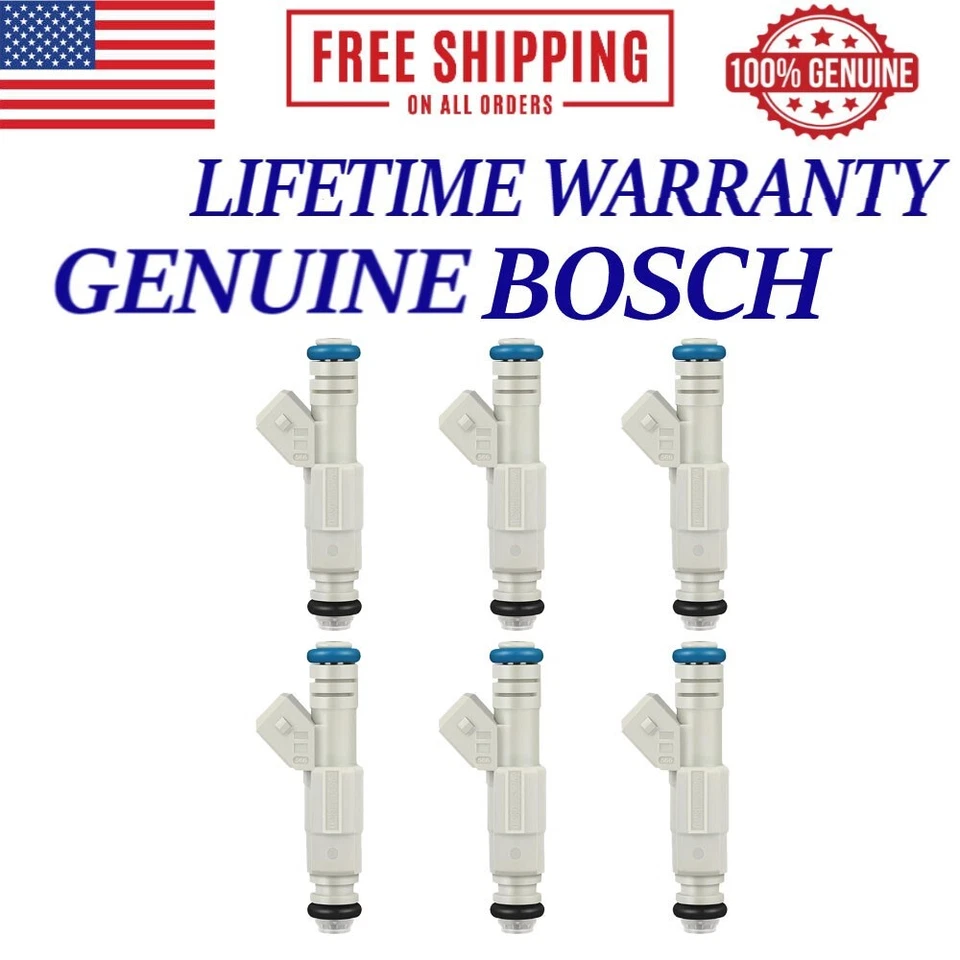 Juego de inyectores de combustible x6 OEM para camioneta Ford Ranger XLT 1999 cabina extendida 2 puertas Foto 1 de 4