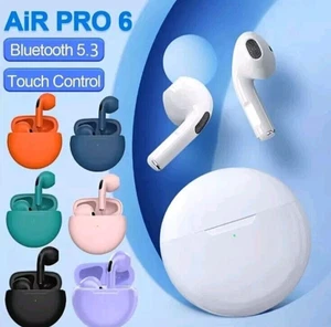 Airpro6 Original Tws Wireless Headphones Bluetooth Mic Pods - Picture 1 of 7