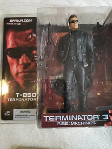 T-850 Terminator-3 ▪ASCESA delle MACCHINE ▪Action Fig ▪con viso pulito.. - Foto 1 di 6