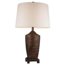 ORE International Table Lamp 30" 3-Way Rotary Switch Polyresin Indoor Bronze