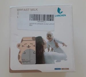 Lanchen Breast Milk Storage Bags - 200ml - 60 bags - Picture 1 of 7