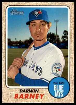 2017 Topps Heritage Darwin Barney #312 Toronto Blue Jays - Image 1 of 2