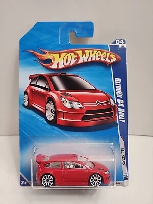 Coche de juguete Hot Wheels All Stars 04/10 '10 rojo Citroen C4 Rally 122/240 Foto 1 de 4