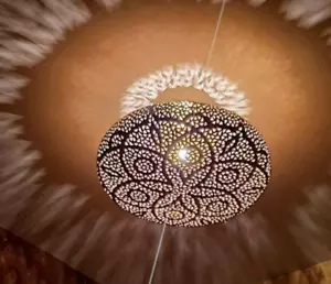 Moroccan Chandelier, pendant light, Moroccan design, handmade chandelier lightin - Picture 1 of 9