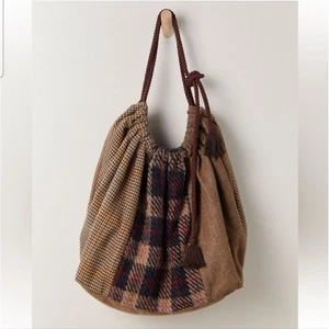 Bolso holgado Free People Harrison a cuadros múltiples - Imagen 1 de 8