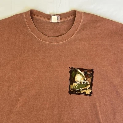 Volkswagen x Crazy рубашки XL красный Чили окрашенный VW автобус волна больше лучше 3107 - Изображение 1 из 4