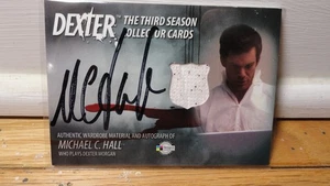 Dexter Staffel 3 Michael C Hall als Dexter D3AC-MCH Autogramm Black Ink Karte - Bild 1 von 2