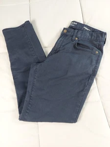 Pantalones de mezclilla Banana Republic Traveler para hombre 31x32 azul suave cómodo lavado oscuro usados en excelente estado - Imagen 1 de 15