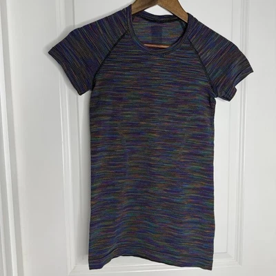 Lululemon Multicolor Swiftly Tech Short Sleeve Crew Size 4 - Image 1 of 4