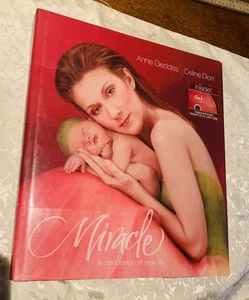 Anne Geddes & Celine Dion. Miracle: A Celebration of New Life. Hardcover & CD - Foto 1 di 24