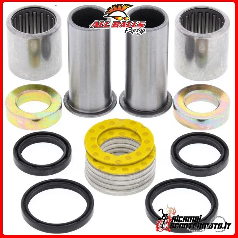 KIT CUSCINETTI PERNO FORCELLONE ALL BALLS KAWASAKI KX 125 2001 28-1044#6 Foto 1 de 1