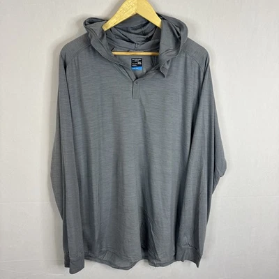 Pullover Icebreaker Merino Cool Lite con capucha manga larga XXL gris Foto 1 de 4