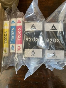 Wkłady atramentowe HP 920XL 2x czarne po 1 żółty cyjan purpurowy - Zdjęcie 1 z 1