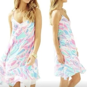 Lily Pulitzer Clara Seidenkleid Small - Bild 1 von 12