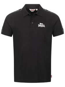 LONSDALE Herren Poloshirt "Setter" | Black | Schwarz Polo Shirt Streetwear - Bild 1 von 3