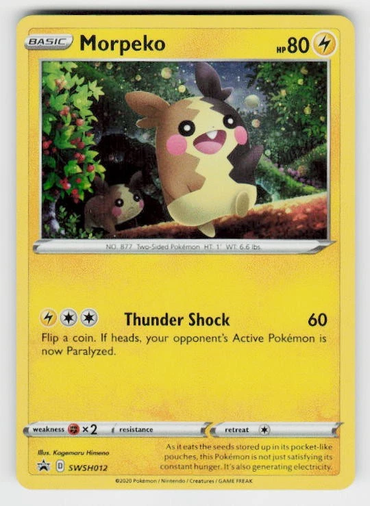SWSH: Sword & Shield Promo Cards #SWSH012 Morpeko - Image 1 of 2