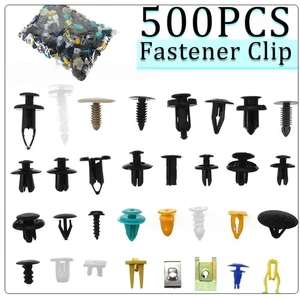 Kit de parachoques remache pasador clips de plástico para retenedor de automóvil 500 piezas sujetadores automáticos - Imagen 1 de 9