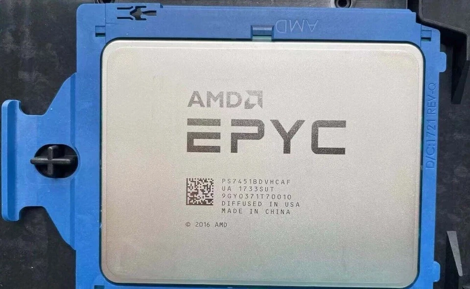 AMD EPYC 7451 24 Core 2.3GHz Socket SP3 CPU PS7451BDVHCAF Unlocked Processors - Image 1 of 1